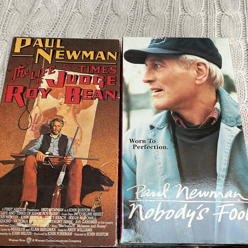 VTG VHS Lot of 5 movies. Kevin Costner/Paul Newman classics Baseball western 90s - Picture 2 of 7